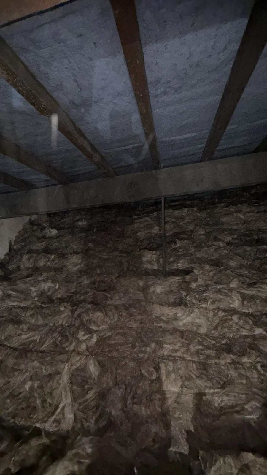 Chesterfield loft finished with 300mm of new Knauf mineral wool loft insulation across the joists