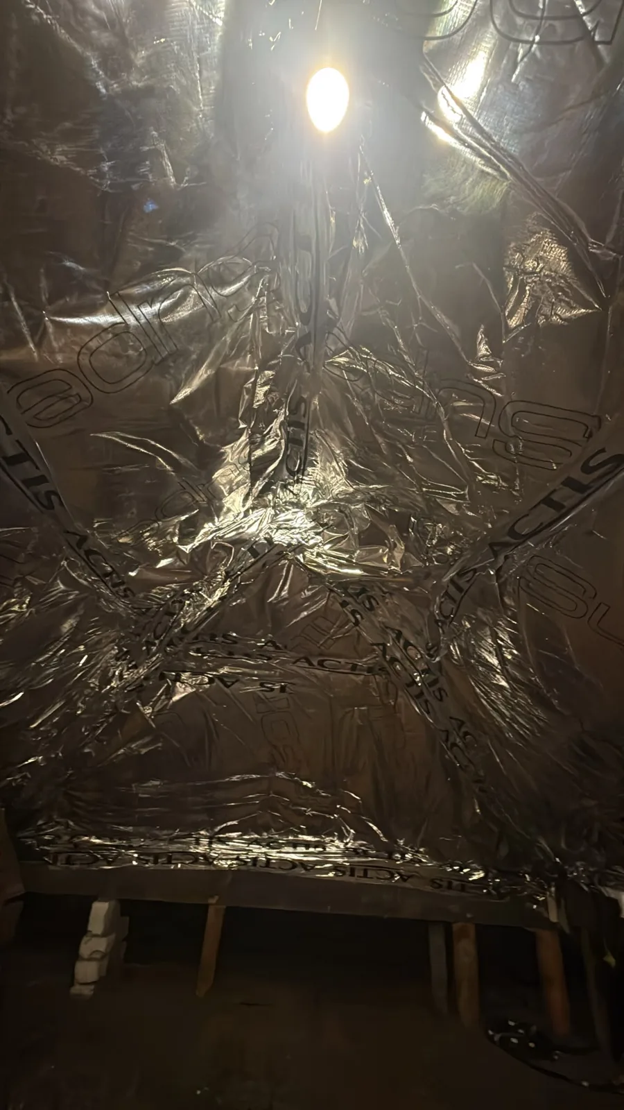 SuperFOIL multifoil insulation fitted to the rafters of a Manchester loft